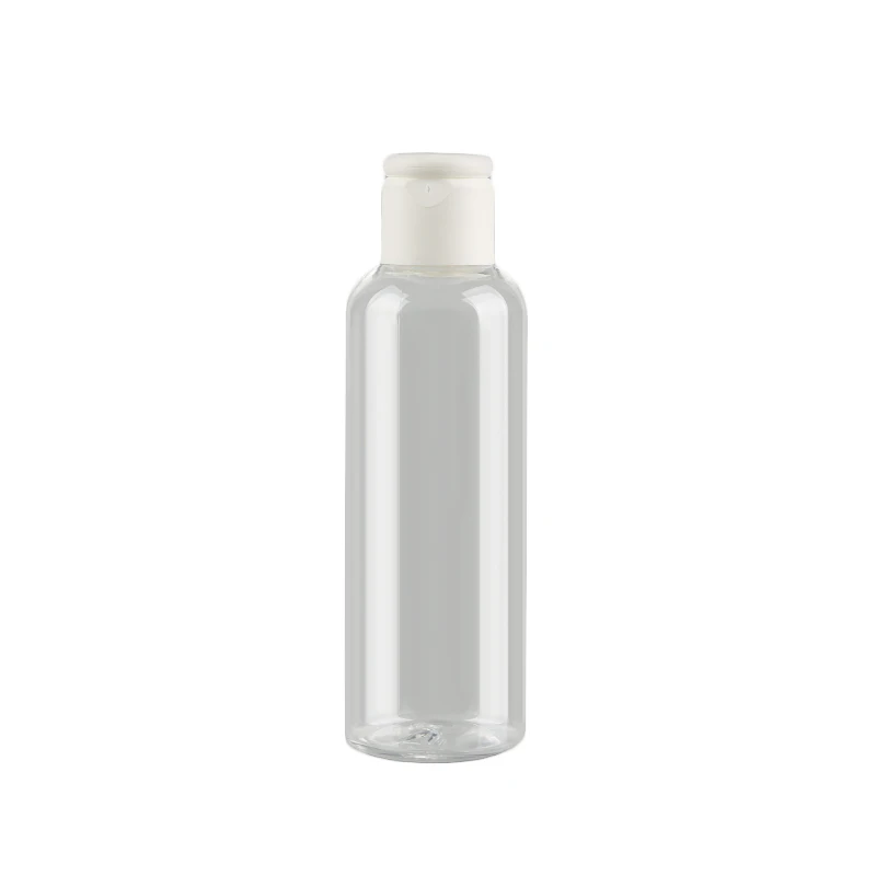 Cheap price 100ml plastic cosmetic bottle with plastic cap