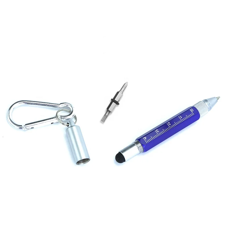 Multi-Tool Pen Set Pens Ballpoint Pen Tools Product With Ruler, Levelgauge, Ballpoint, Unique Gadget As Christmas Valetentine