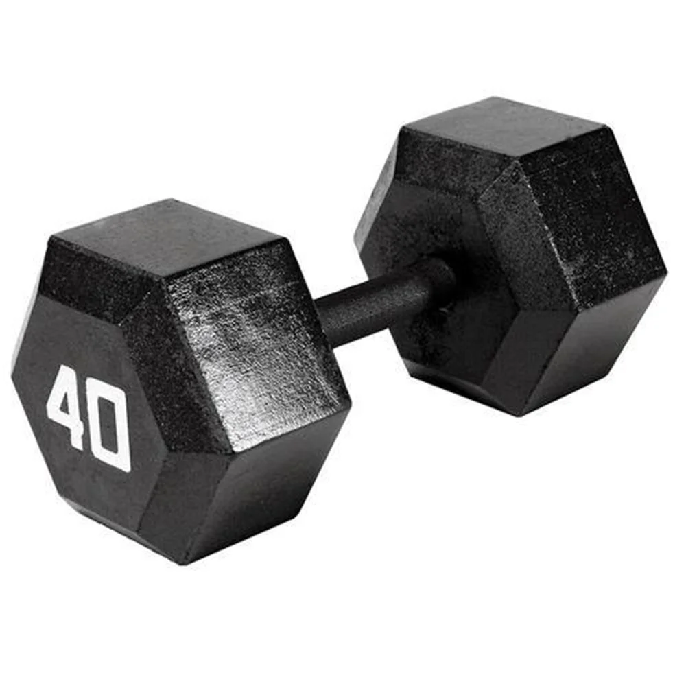 5 Pound Rubber Coated Dumbbells 20KG color custom Free Weights 15KG Hexagonal Dumbbell Set for Gym Use
