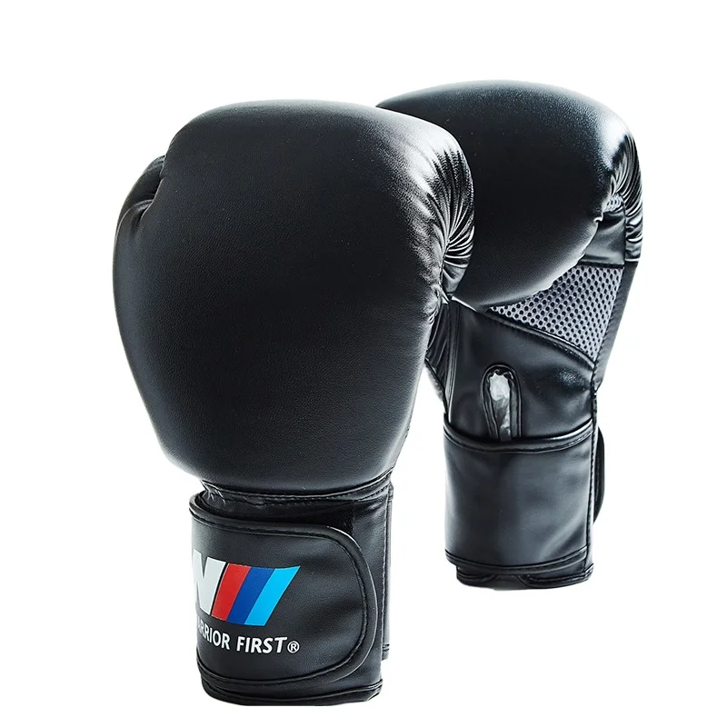 Factory Wholesale Professional PU Leather Custom logo Kick Boxing Gloves MMA Gloves