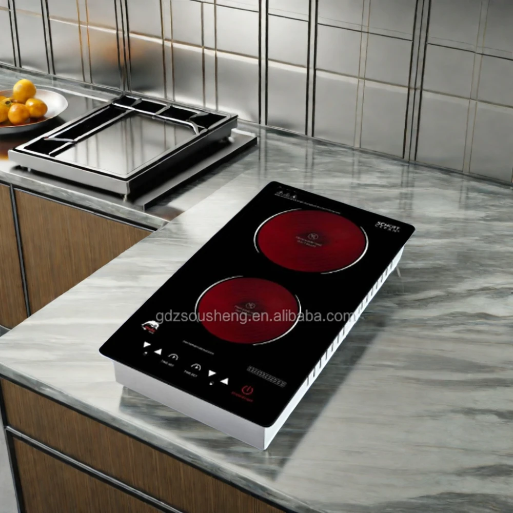 2024 Built-in Cooker / Induction Stove /2 burner Infrared Cooker/hybrid Electric Cooktop Ceramic Hob