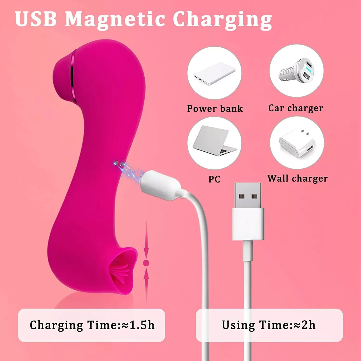 Wholesale 2 in 1 Clitoral Sucking Vibrator Tongue Licking Toys Nipple Clitoris Vagina Stimulator Girl Woman Pleasure Adult Toys