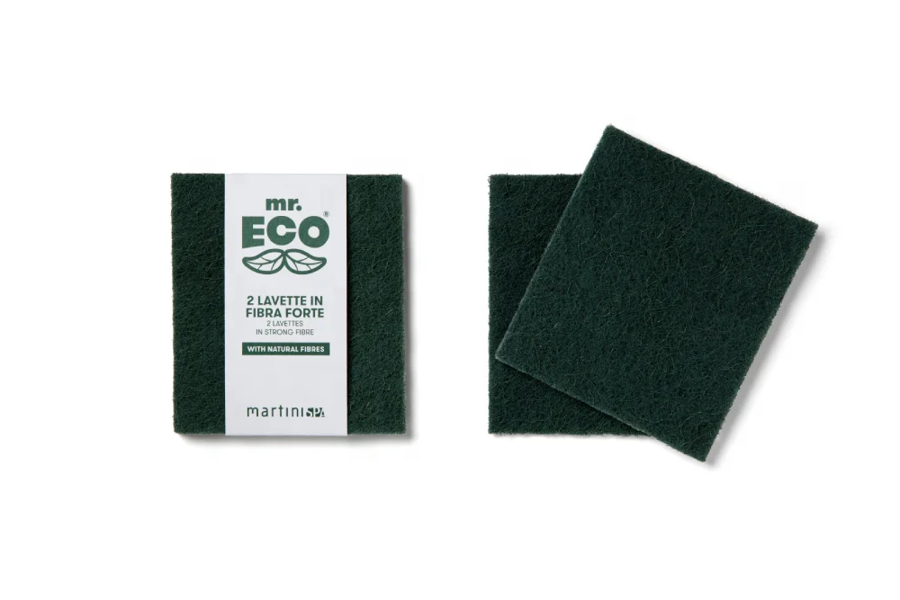 Martini SPA Made in Italy Eco-friendly High Quality 2 Strong Scourer Cloth Private Label