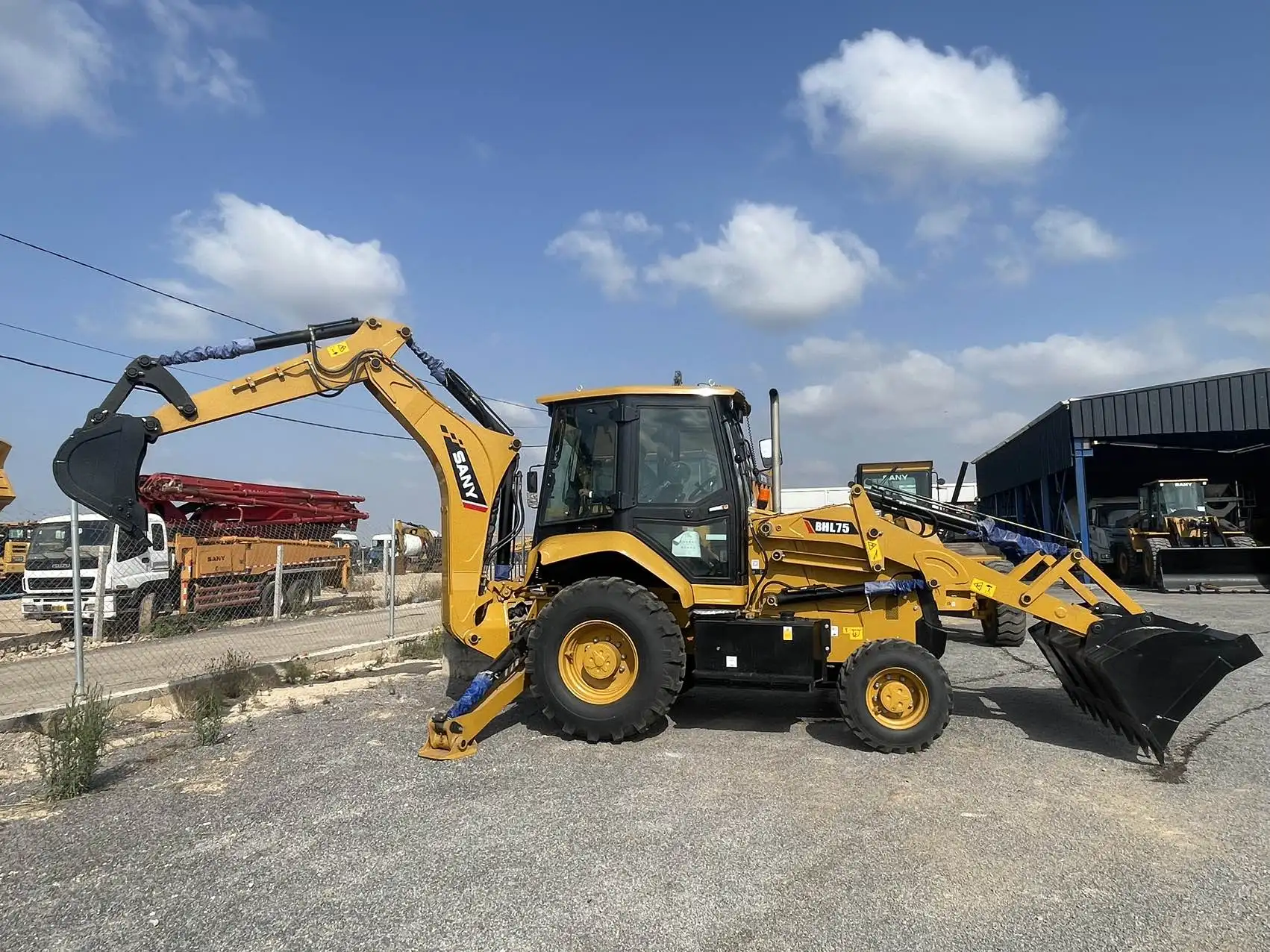 SANY construction backhoe machine Excavator Bucket Capacity 0.26 m3 track loader backhoe