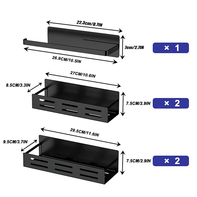 Unique Self Adhesive Magnetic Spice Seasoning Rack Storage Organizer Kitchen Wall Mount For Refrigerator