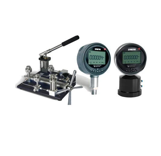 Standard Gauge Differential Pressure Gauge Calibrator Dead Weight Pressure Gauge Calibrator