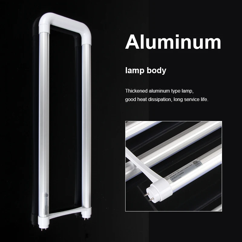 CE RoHS Listed 600mm Led U Bend Light Tubes 2ft Led U Shaped 18w T8 Led Tube lights