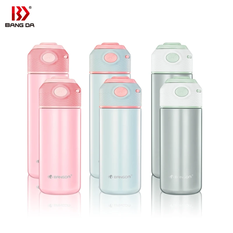 Bounce bottle OEM ODM  Thermos drinking bottle Insulated Tumbler stainless steel 350ml/450ml