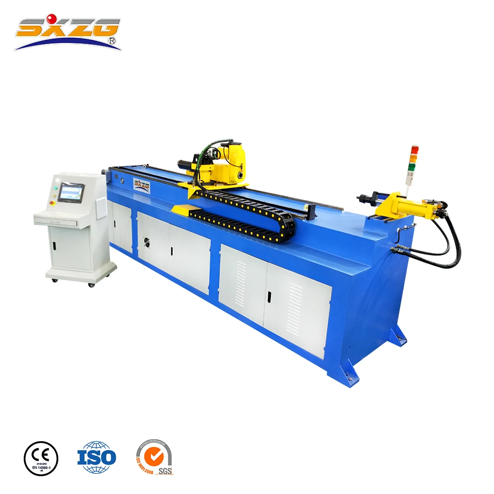Автоматическая 3 4 5 дюймовая выхлопная гидравлическая CNC ручная квадратная оправка сверхмощная роторная труба трубогибочный станок для гибки больших труб