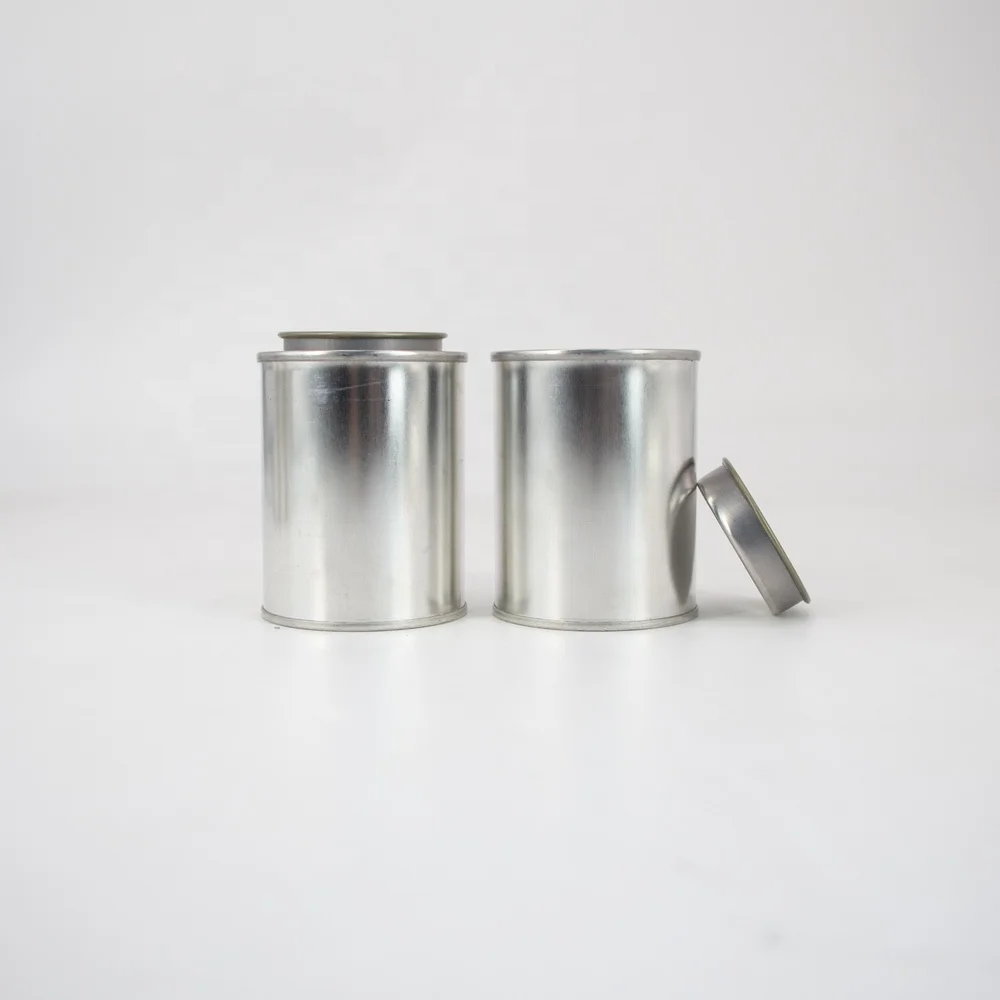 Wholesale 500ml empty round tinplate container paint tin can for package