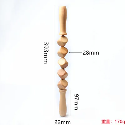 Wholesale Factory Cheap Price Body Healthy Handheld Cellulite Blasters Massager Wood Massage Roller