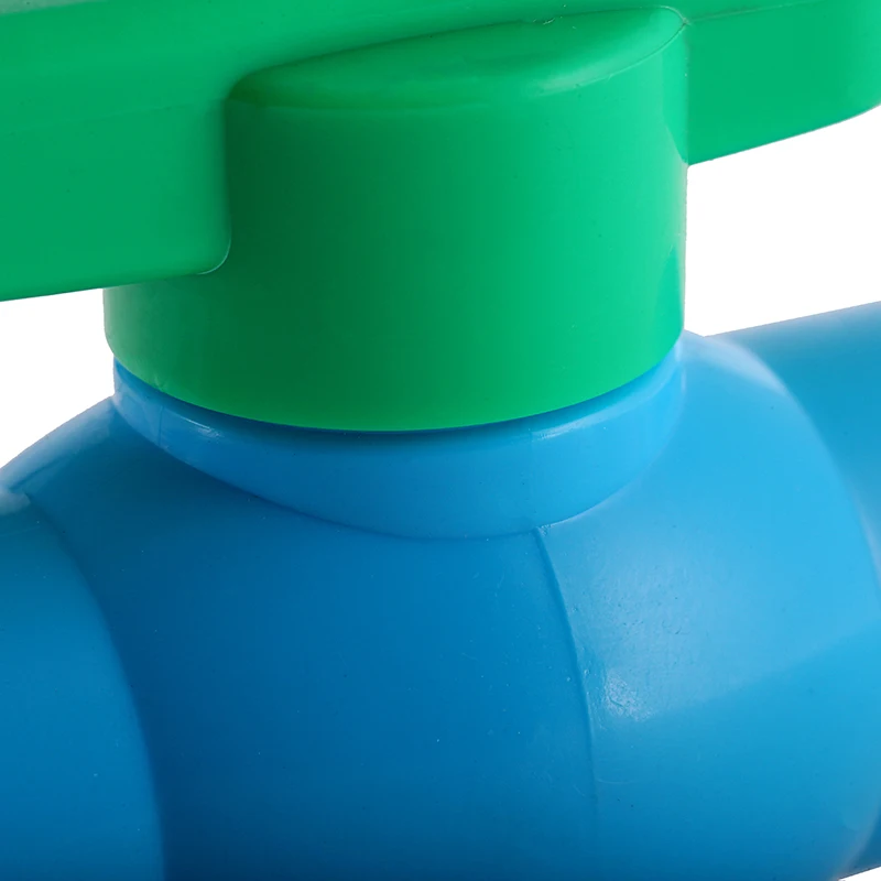 Green 20-110mm Size Yellow Handle Complete Ppr Compression Ball Pipe Plastic Ppr Double Union Plastic pvc Ball Valve