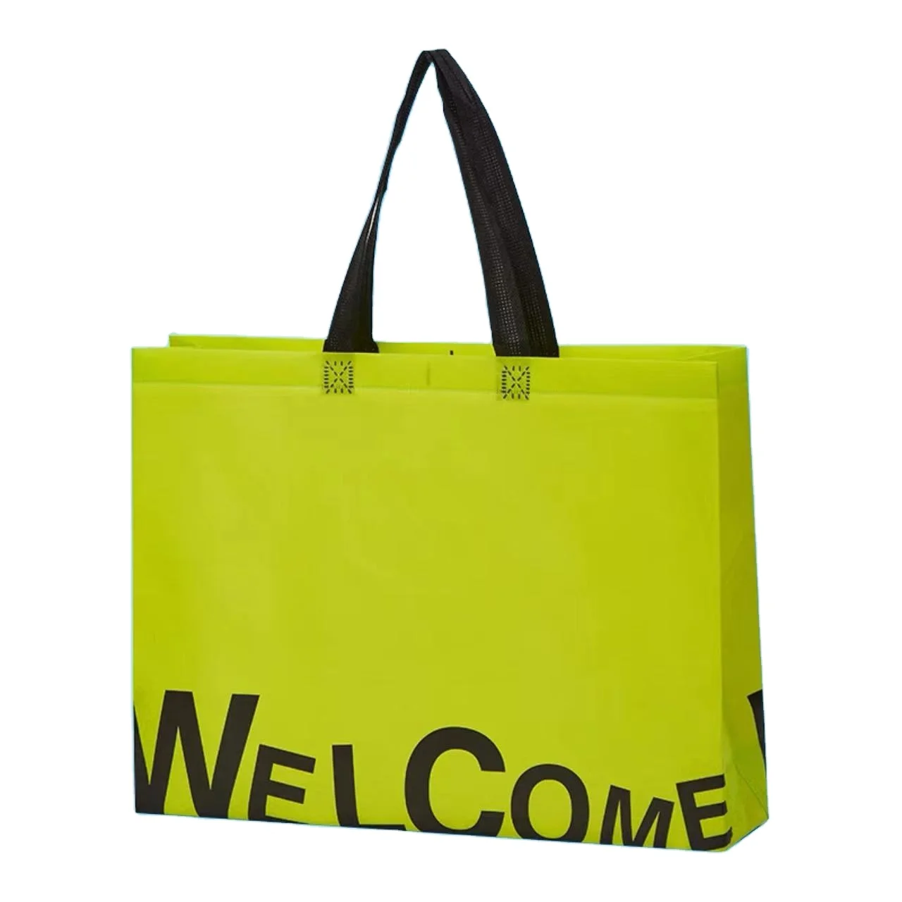 Factory made ultrasonic non-woven tote Promotional bag with logo printing