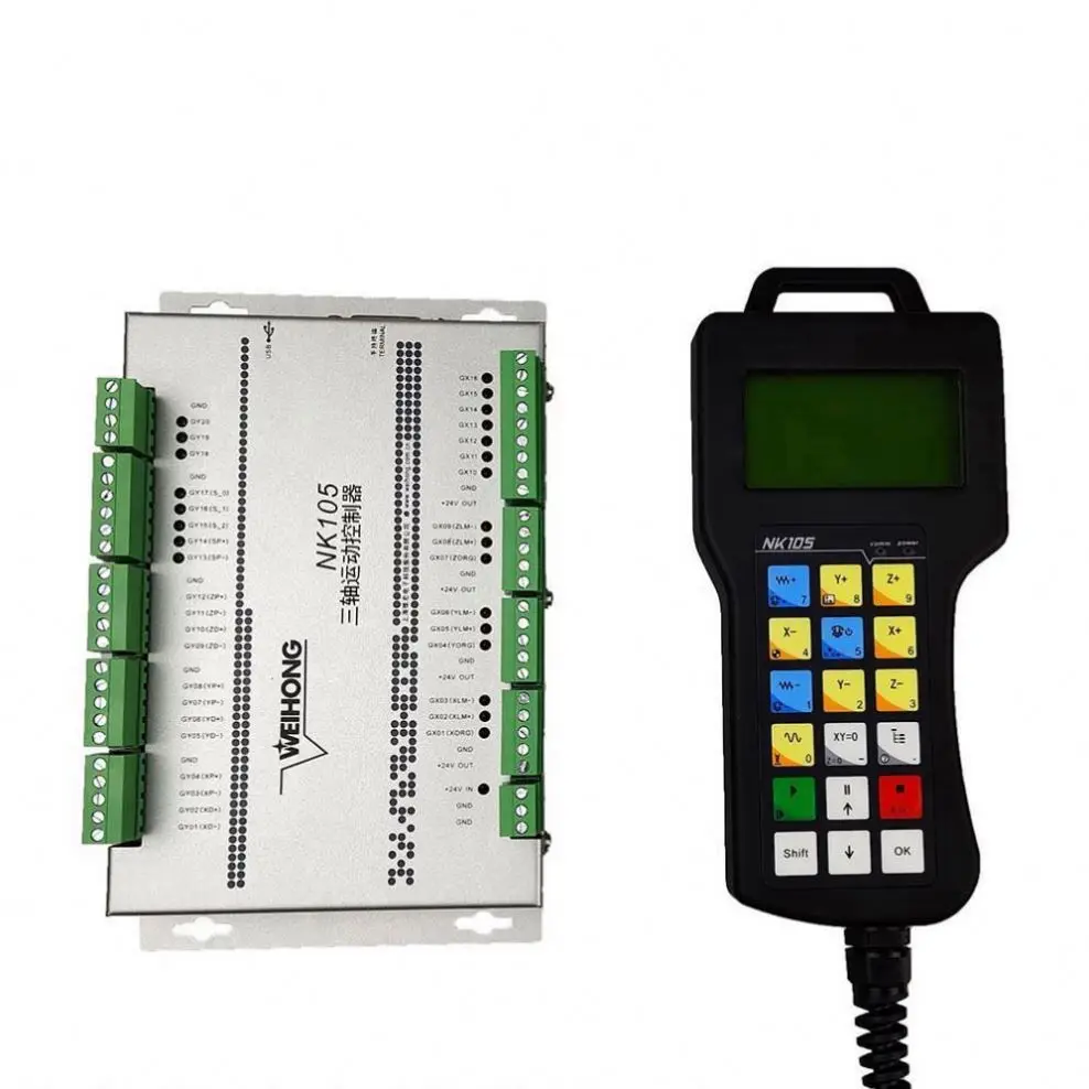 ANDUUK CNC Router ATC Machine Tool 3-Axis DSP Controller NK105 Cutting Machine Controller NC Studio Motion Control System