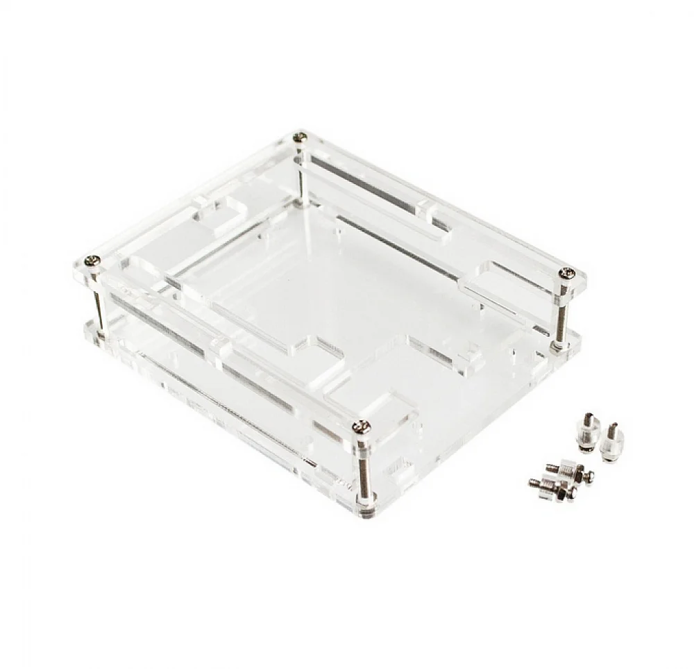 HKAA OEM CNC обрабатывающий индивидуальный акриловый корпус высокоточные акриловые коробки для цифрового транзистора