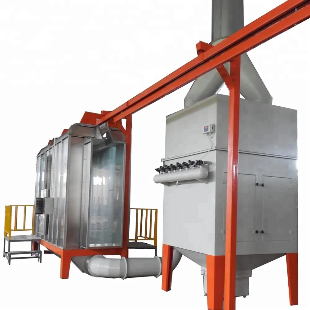 High Efficiency Manual Powder Coating Line for Metal Surface Treatment