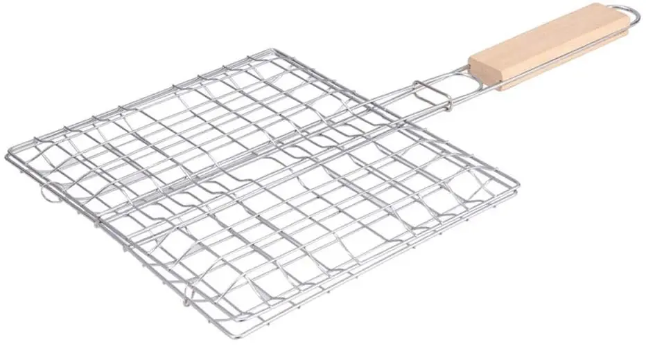 BBQ Grill Mesh Non Stick Barbecue Grilling Mats for Outdoor Grill Heat Resistant Sheet Liners Cooking