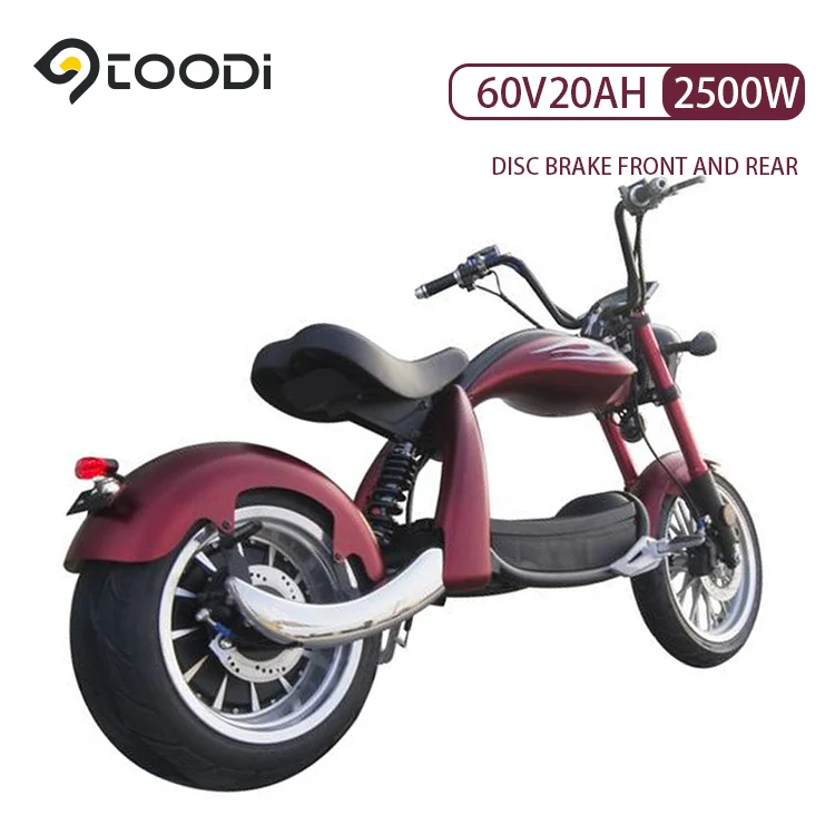 New cheap Powerful High Speed model Citycoco 60V 20AH 2000W electric scooter for adult