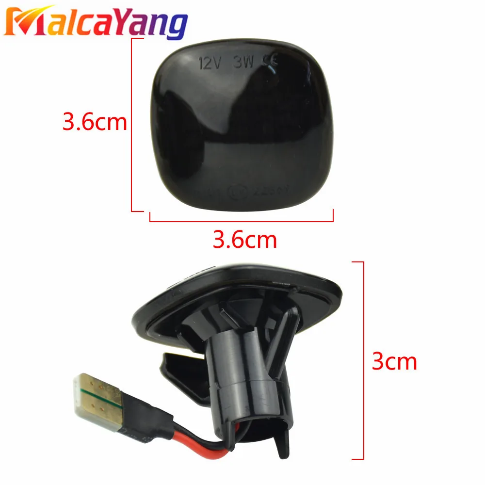 Динамические светодиодные боковые габаритные огни для Skoda Fabia Octavia Mk1 Mk2 Roomster Rapid NH3 Audi A3 A4 B5/A8 (D2) указатели поворота