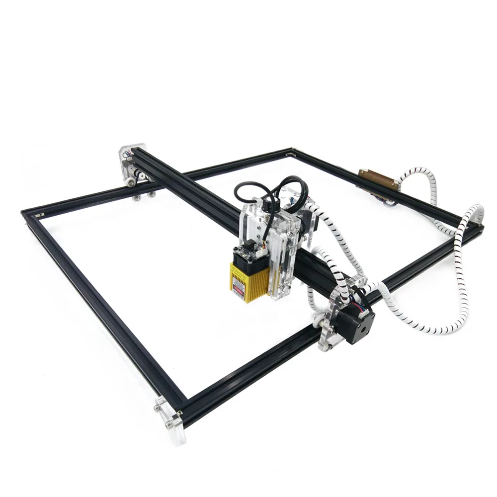 
DIY CNC laser cutting machine TTL PMW control 65*50cm 5.5w 2.5w 15W laser carving machine 500mw cnc router 