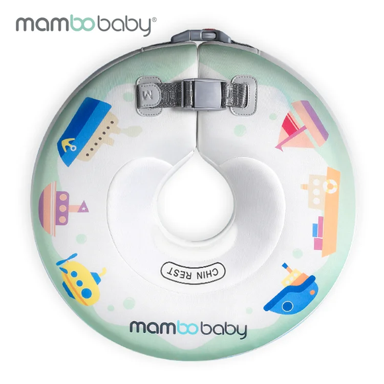 Mambobaby Baby Swimming Ring Non-Inflatable Neck Float Baby Spa Bath Tube Float Flamingo Air Free Baby Swimming Neck Ring