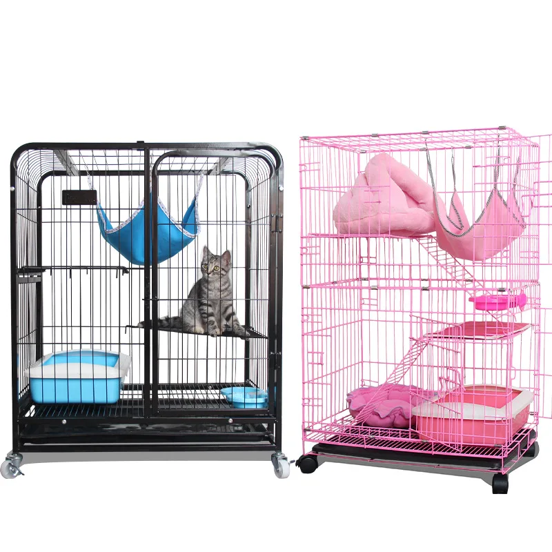 wholesale three layers stainless chicken coop rabbit playpen large portable outdoor metal enclosure pet cat dog cage stainless