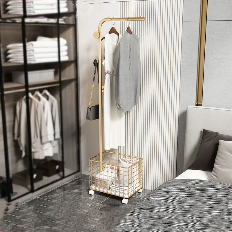 Cheap Multifunctional Metal Hanger Floor Standing Coat Rack Living Room
