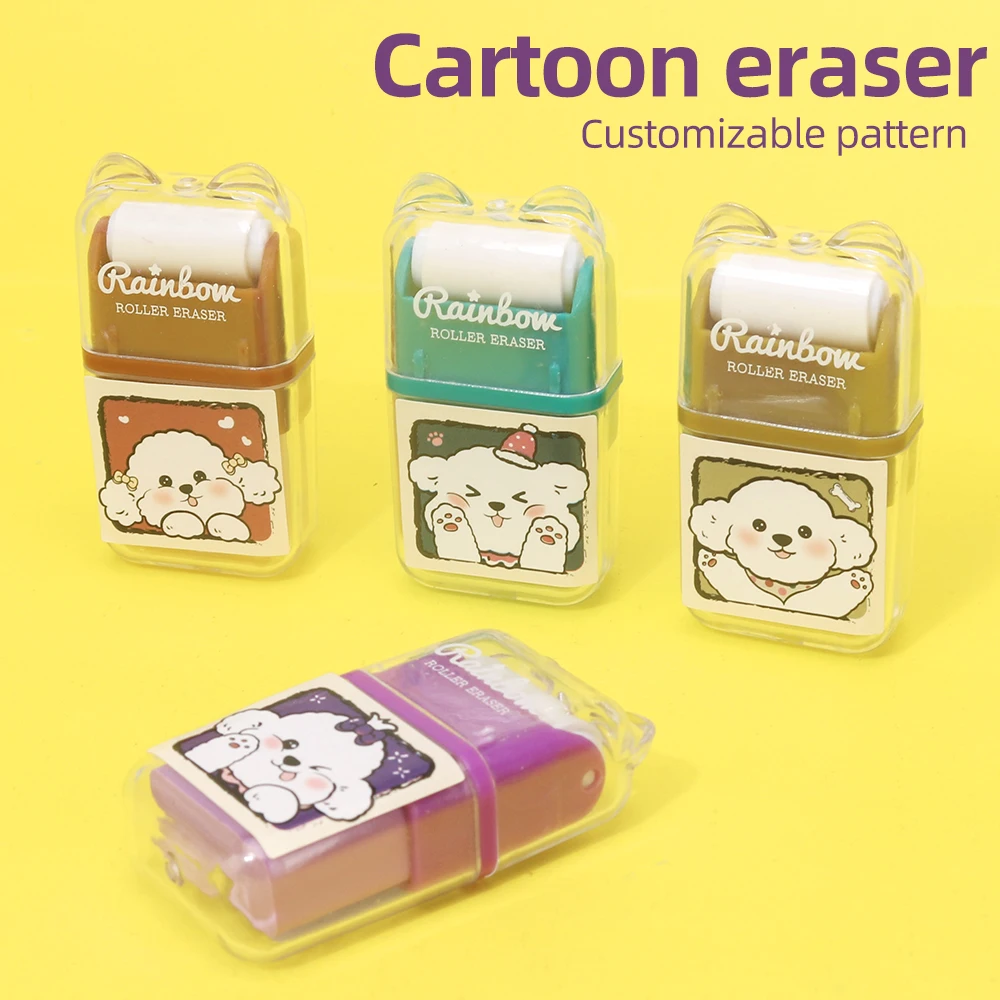Creative Cute Dog Animal Eraser TPR 20pcs/pack Interesting and Useful