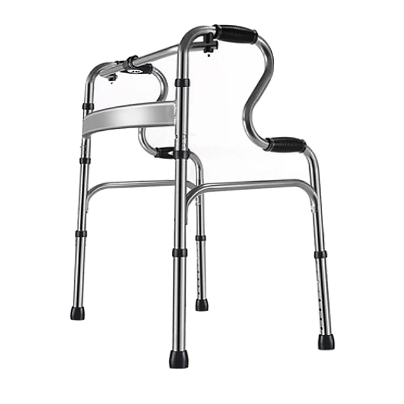 high quality aluminum frame walker Adult crutches walking aids for disabled hospital folding walkers