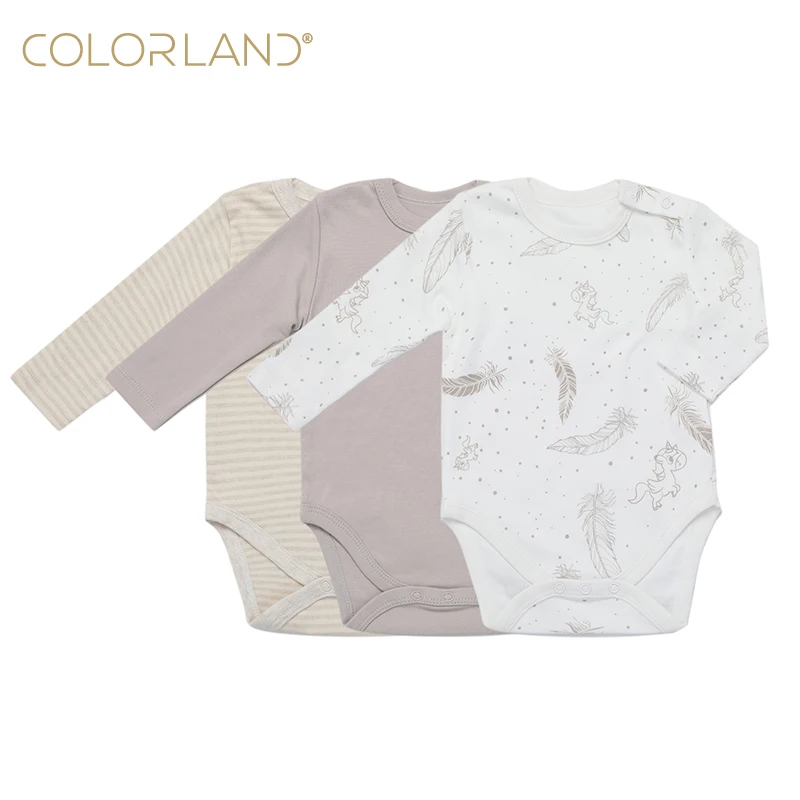Colorland 100% Baby Cloth Newborn to 2 Years Baby Romper with OEKO-TEX Certificate