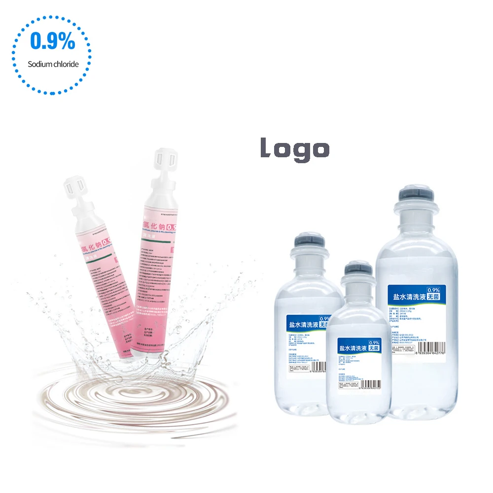 OEM 0.9% Physiological Sodium Saline Salt Solution for Tattoo Local Diluted Salt Water Purification Solution 100/250/500ml