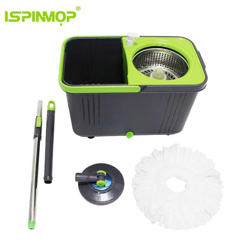 360 Rotating With Double Bucket Telescopic New Spin Mops