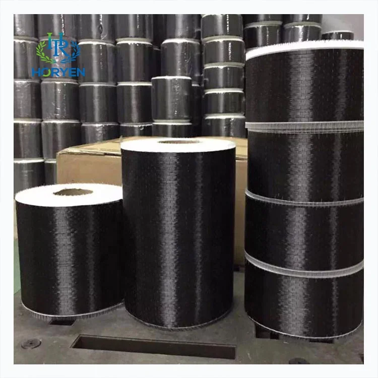Factory manufacture building material high strength 200gsm 12K UD carbon fiber fabric