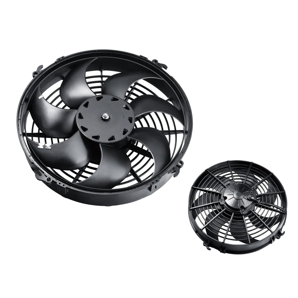 Linrui LNF-261AWX suction 12v/24v 12 inch dc  electric bus air conditioning universal spal fan for cooling fan
