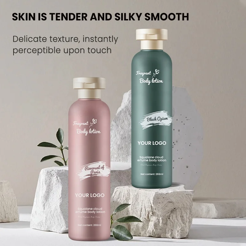 MULAN Squalane Cloud Fragrance Body Lotion Vitamin C Cream Perfumed Moisturizer for Women and Men