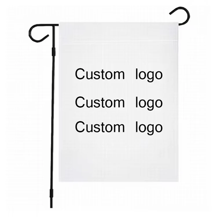 Customized silk screen printing blank polyester garden flag banner,blank garden flags for printing,wholesale garden flags