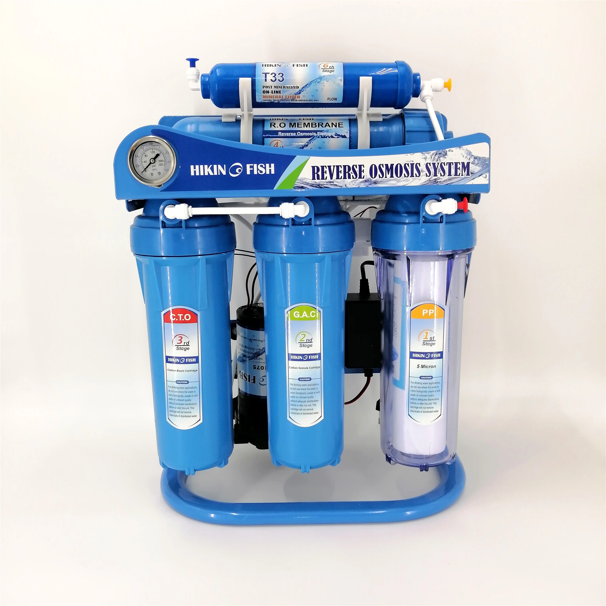 Home Pure Low Price Portable Electric 5 Stage Reverse Osmosis System Water Filter