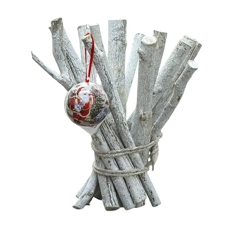 Christmas Tree Decorations Balls Xmas Ornament Ball Glitter Hanging Ball Party Iron Pendant Decor Prop Gifts