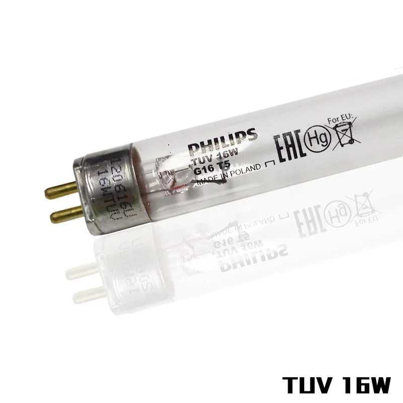 PHILIPS UVC lighting used in professional water and air disinfection  TUV 16W 254nm philips uv lamp