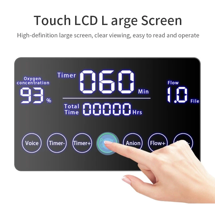 2023 NEW Oxygen Concentrator Device Manufacture Olive Home 1L-7L  Concentrator Oxygen with nebulizer Oxygen generator