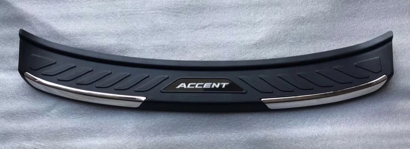 Hot Sales Other Exterior Accessories 3D Stainless Steel Rear Bumper Guard Protector Plate for Hyundai Accent