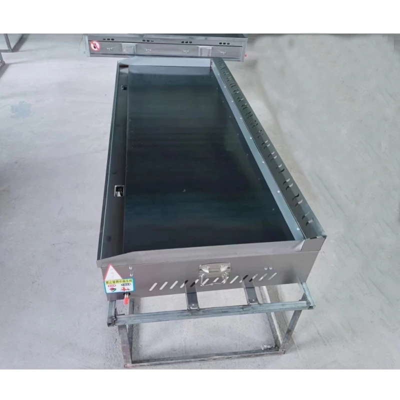 Heavy-Duty Stainless Steel Gas Baking Pan Machine Top-Selling Table-Top Device for Hotel Amenities