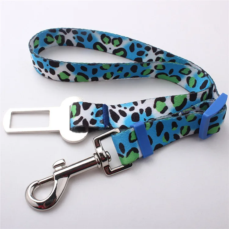 Dog Seat Belt Retractable Dog Car Harness Adjustable Dog Seat Belt for Vehicle Nylon Pet Safety Seat Belts