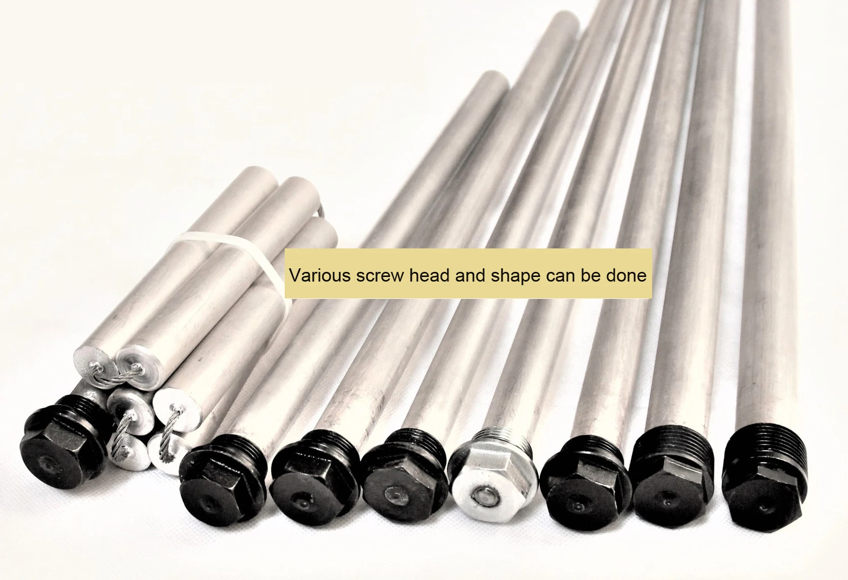 Factory direct supply AZ31B magnesium sacrificial alloys round anode rod,Magnesium anode rod,sacrificial anode for water heater