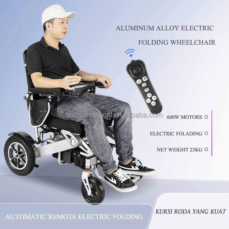 Best seller Bluetooth remote control folding electric  power wheelchair for the elderly people disabled wheelchair with CE