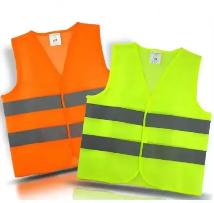 Running or Cycling Yellow High Visibility Walking Reflective Vest