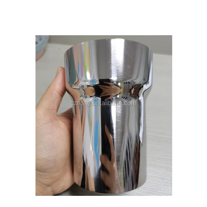 China Customized Stainless Steel Funnel Hopper Metal Cone Spinning