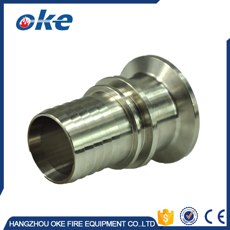 Okefire Food Grade Stainless Steel Rigid Sanitary Male Thread Pipe Coupling