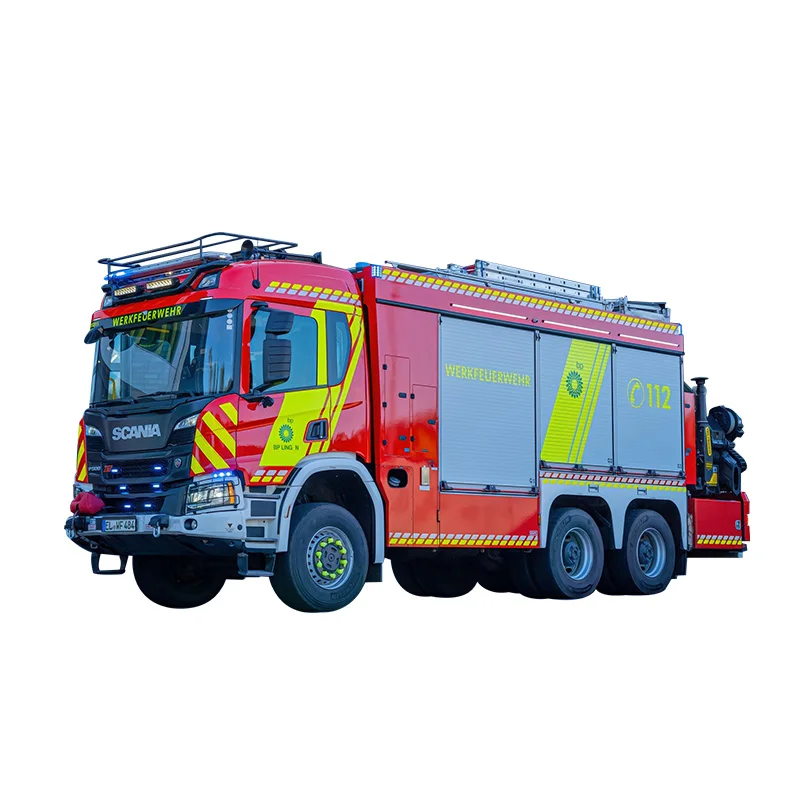Тяжелая пожарная машина марки Sweden 12000L 6x4 с водой и пеной спасательная