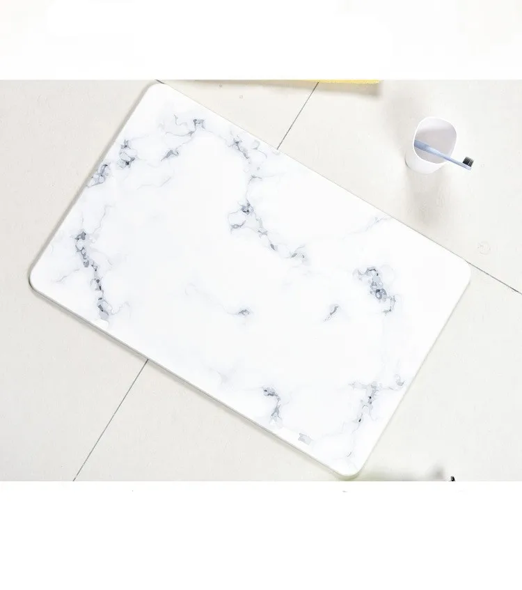 Stone Bath Mat Diatomaceous Earth Shower  Non-Slip Super Absorbent Quick Drying Bathroom Floor Mat Natural Diatomite Bath Mat